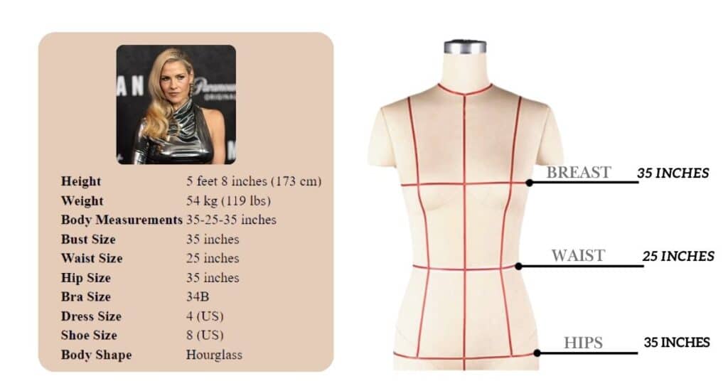 Ali Larter Measurements
