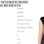 Amanda Seyfried Body Measurements
