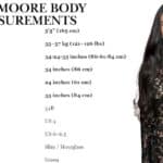 Demi Moore Body Measurements