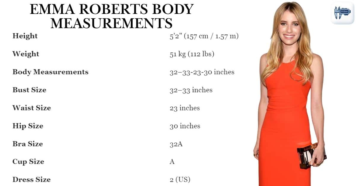 Emma Roberts Body Measurements