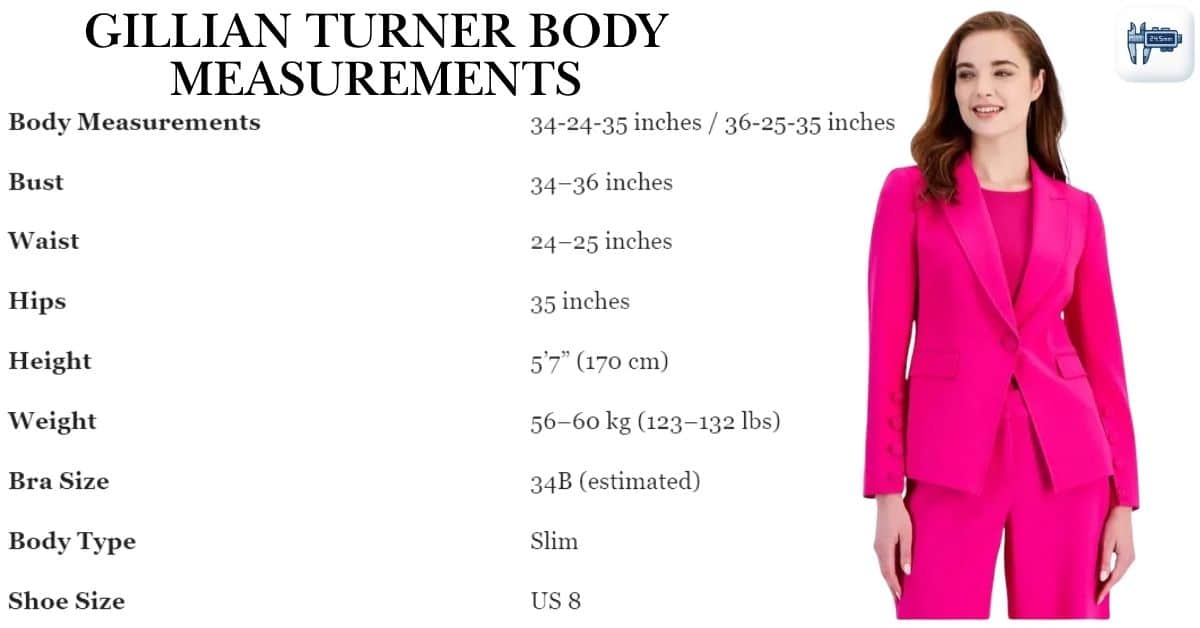 Gillian Turner Body Measurements