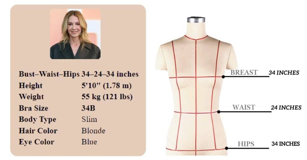 Jenna Elfman Body Measurements