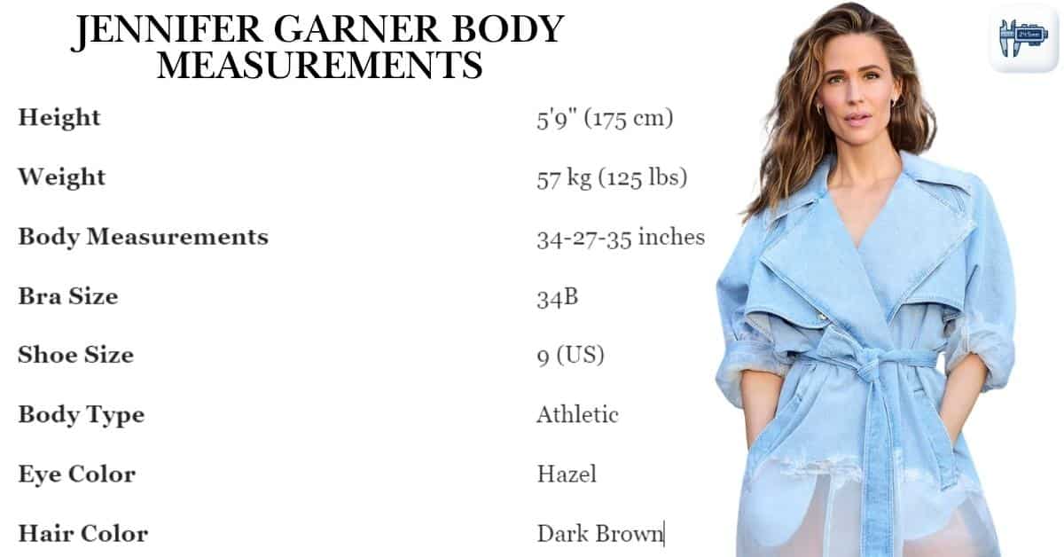 Jennifer Garner Body Measurements