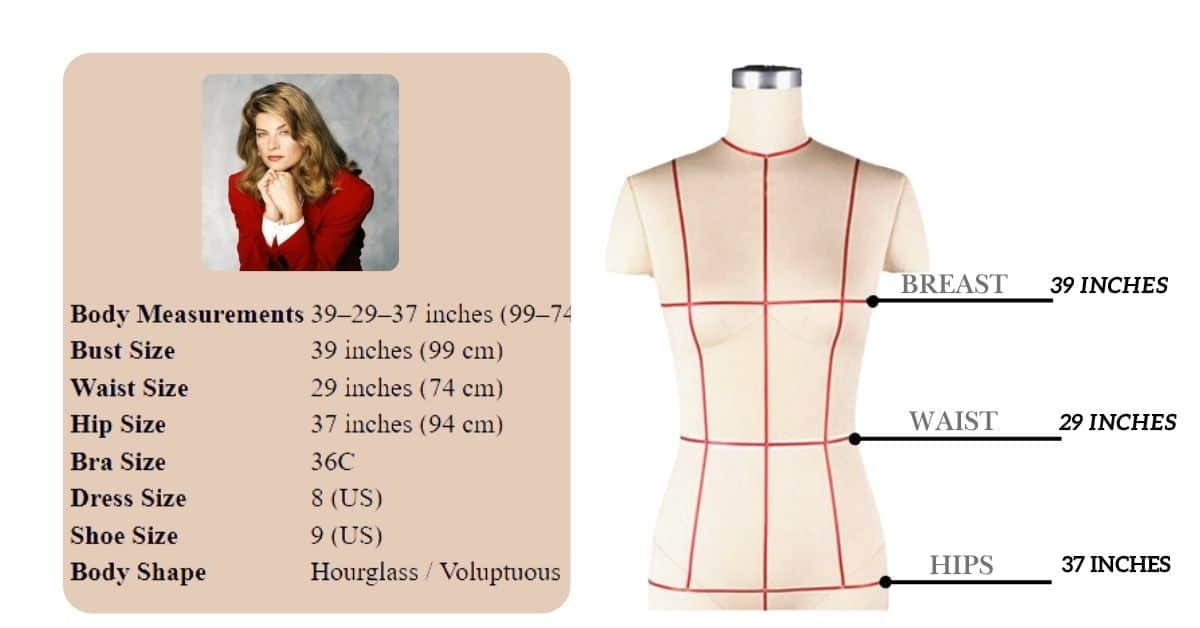 Kirstie Alley Body Measurements