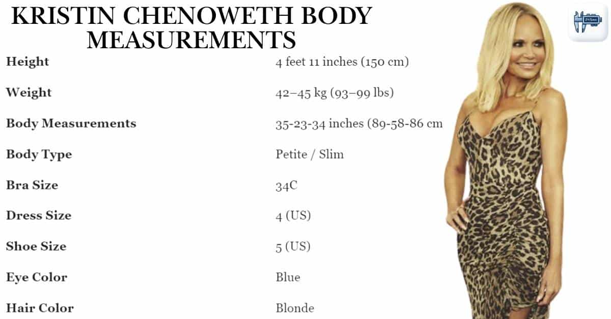 Kristin Chenoweth Body Measurements