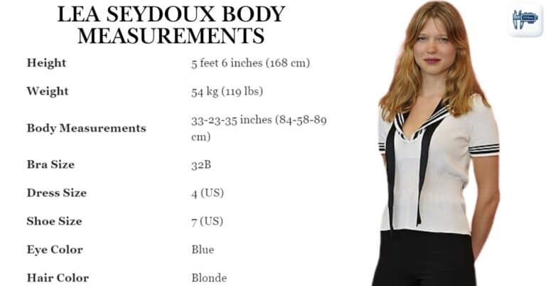 Lea Seydoux Body Measurements