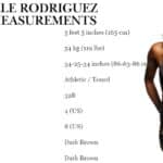 Michelle Rodriguez Body Measurements