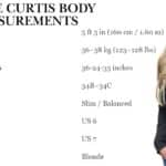 Nicole Curtis Body Measurements