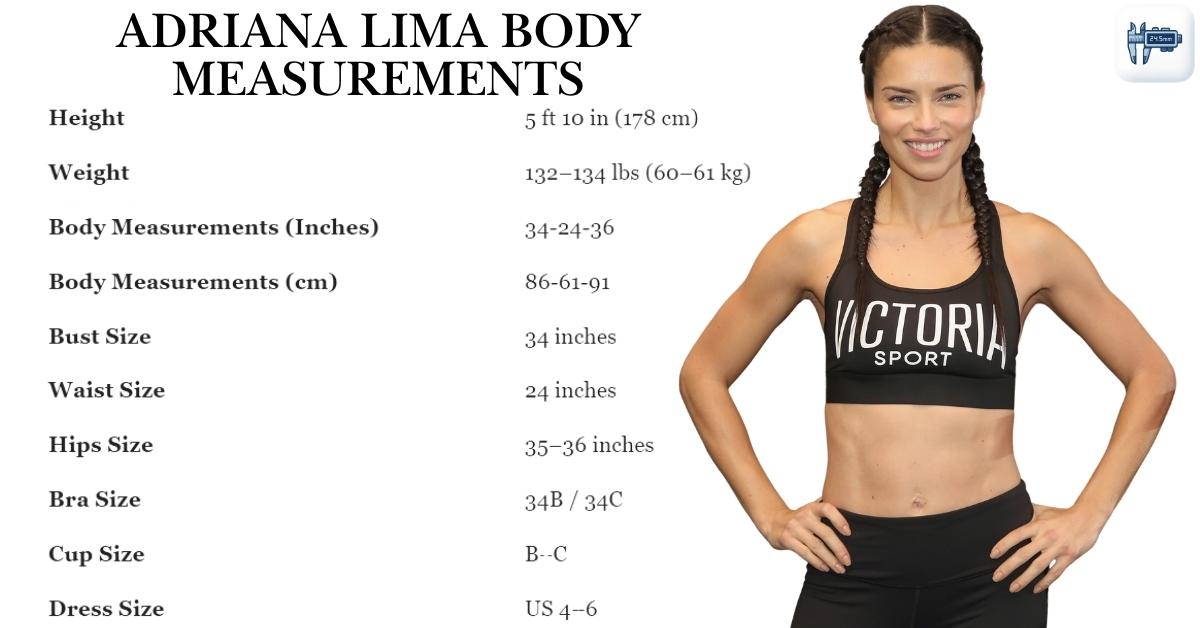 Adriana Lima Body Measurements