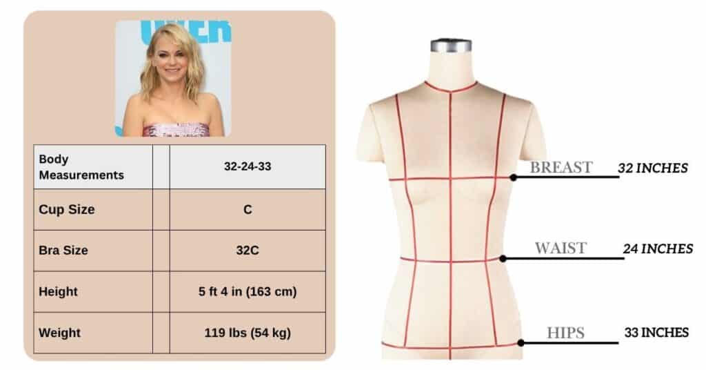 Anna Faris Body Measurements