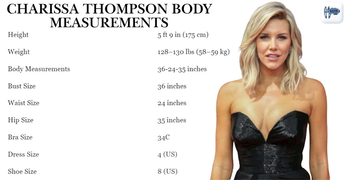 Charissa Thompson Body Measurements