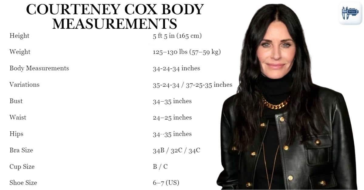 Courteney Cox Body Measurements