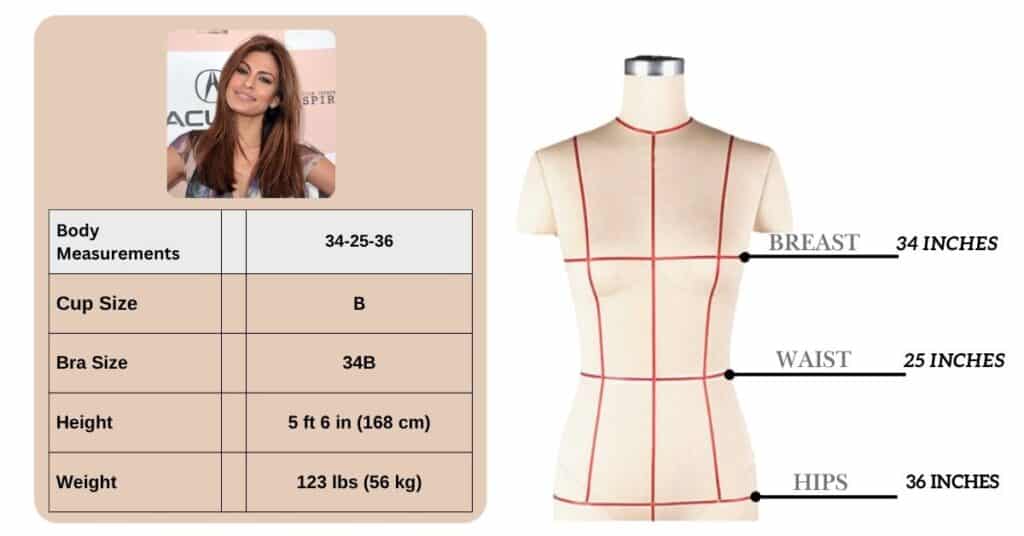 Eva Mendes Body Measurements