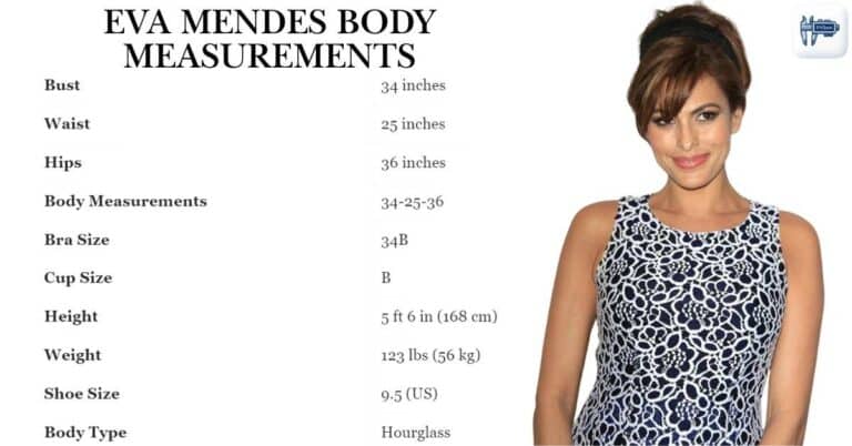 Eva Mendes Body Measurements