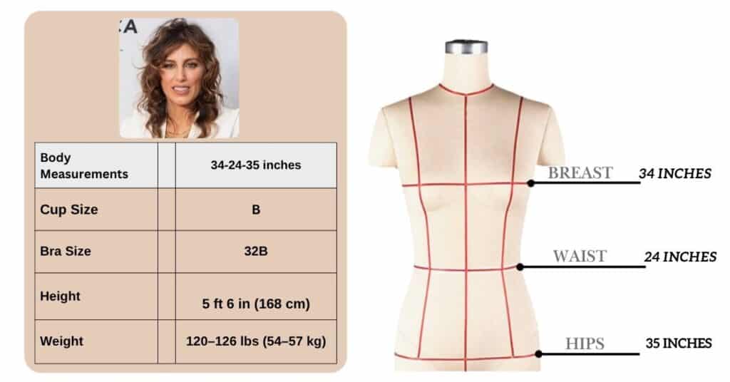 Jennifer Esposito Body Measurements