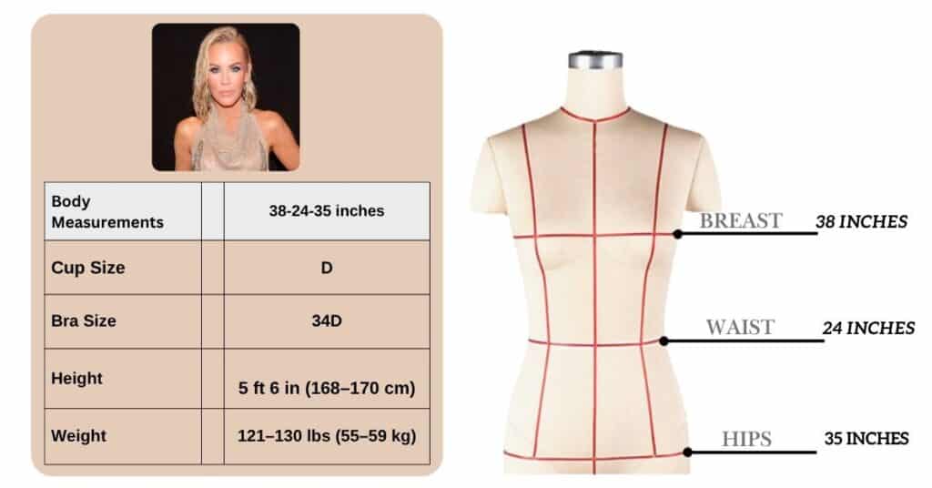 Jenny McCarthy Body Measurements