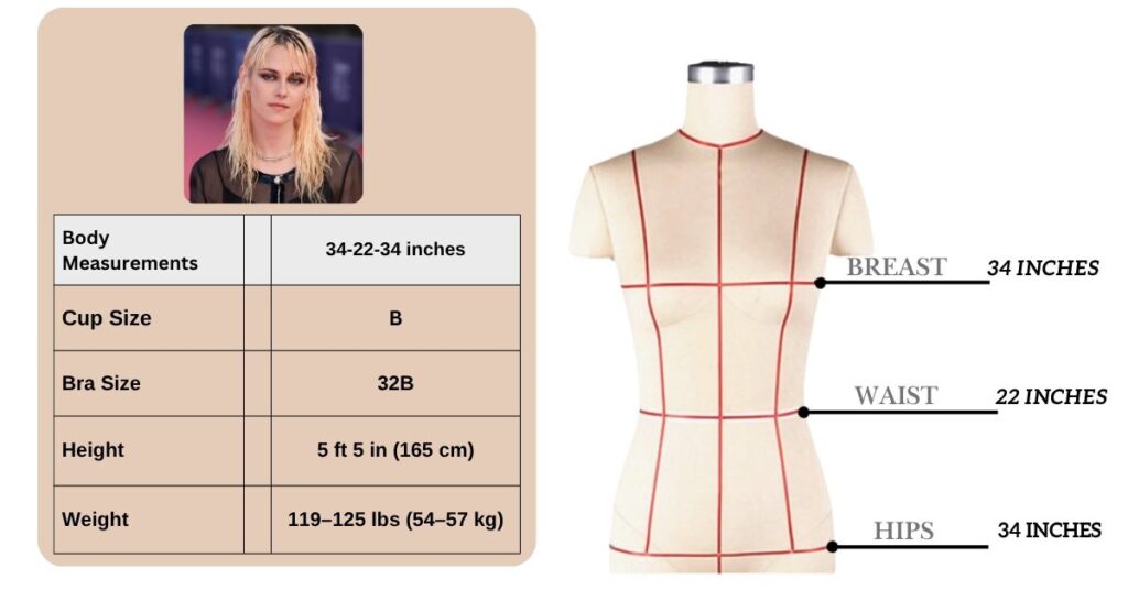 Kristen Stewart Body Measurements