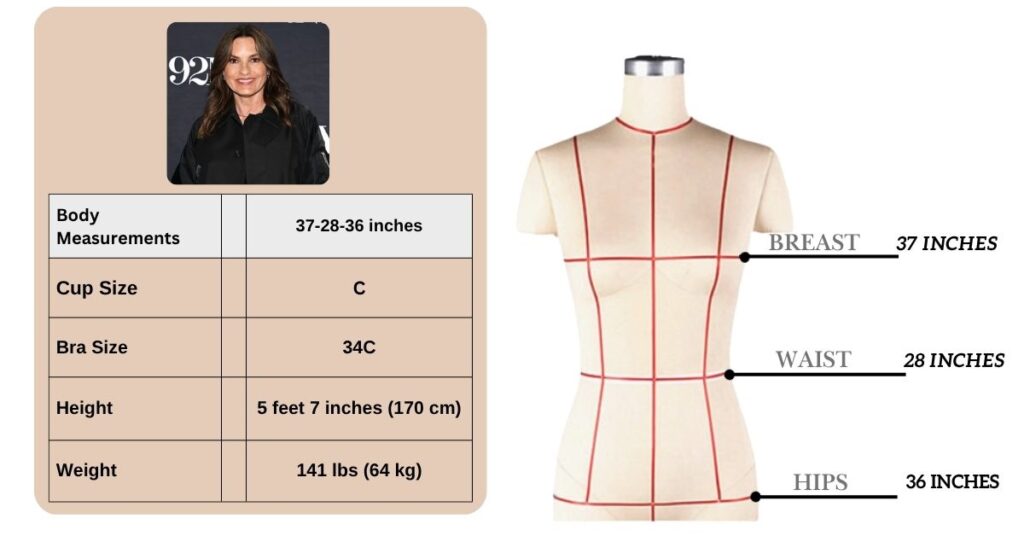 Mariska Hargitay Body Measurements