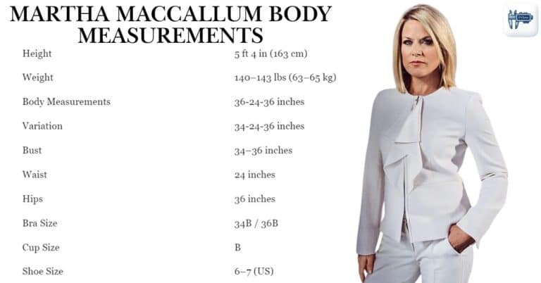 Martha MacCallum Body Measurements