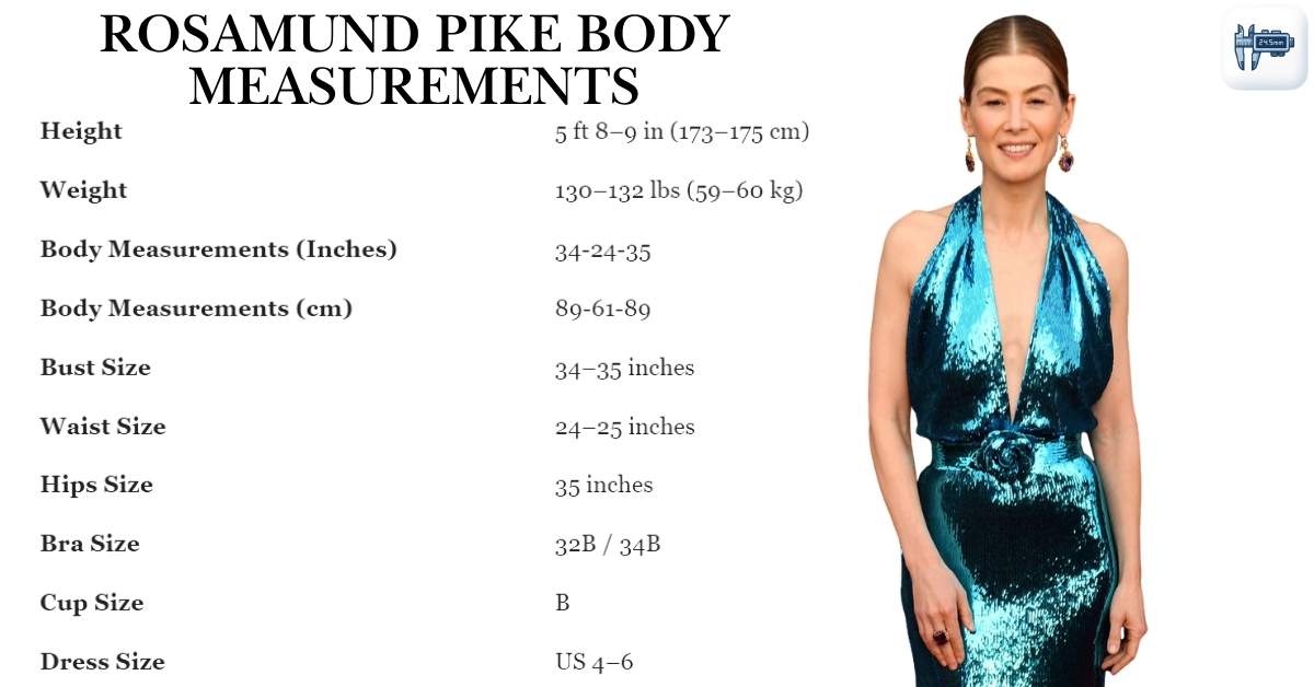 Rosamund Pike Body Measurements
