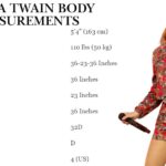 Shania Twain Body Measurements